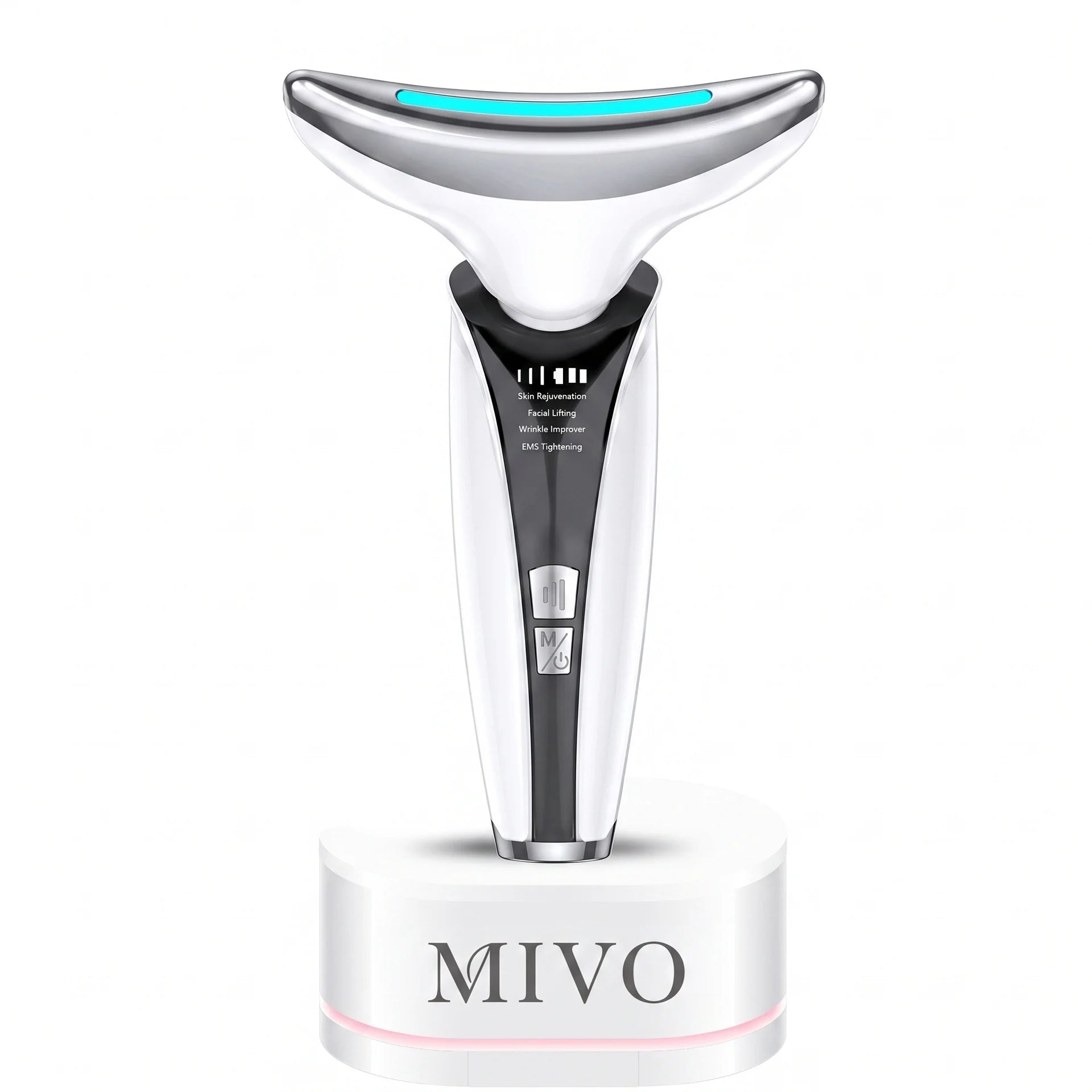 Mivo Contoura™ למיצוק הסנטר והצוואר בטכנולוגיית אור ומיקרו־זרמים